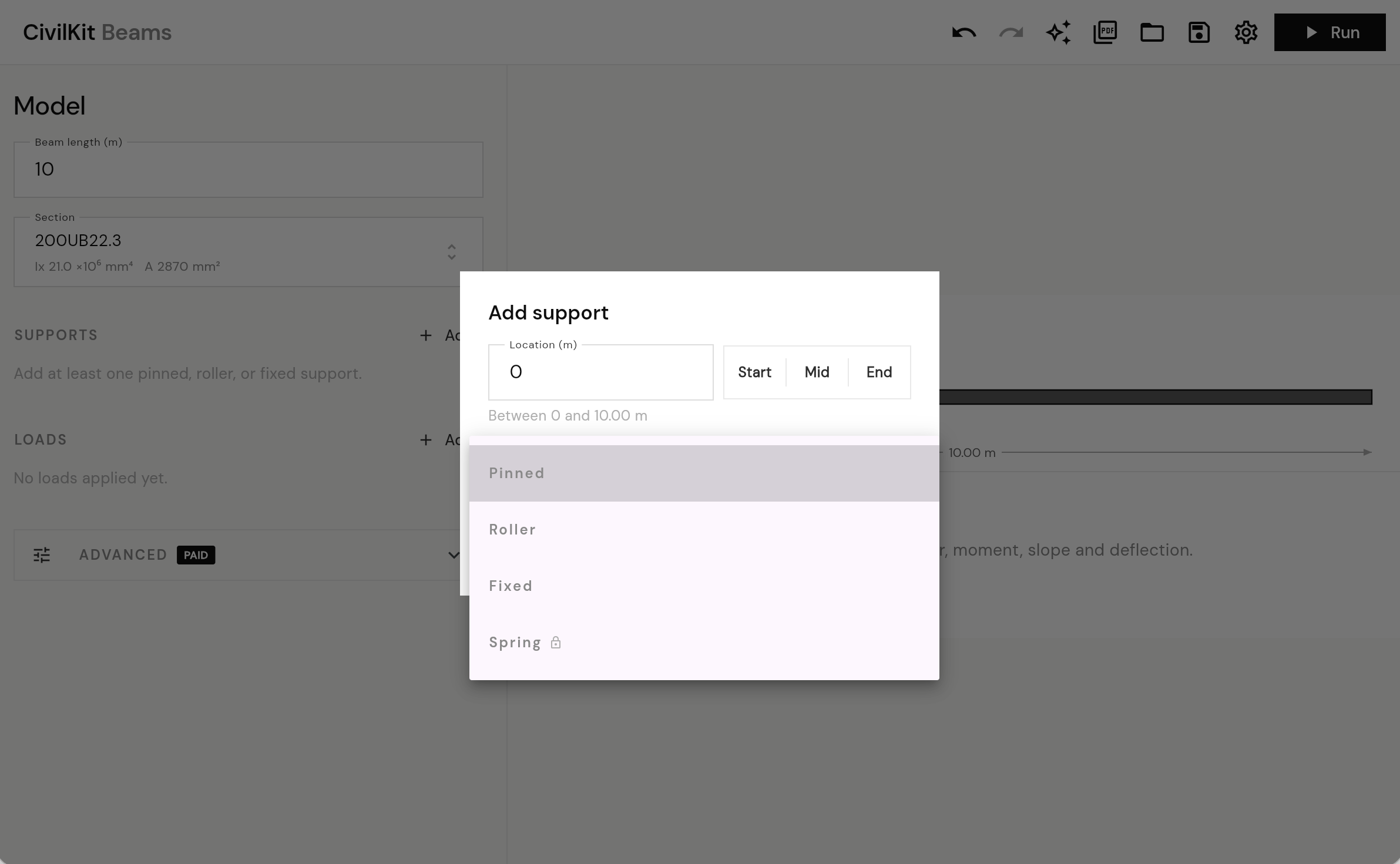 CivilKit Beams screenshot 3